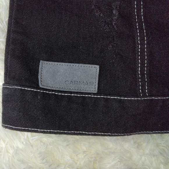 New LF CARMAR Distressed Jean Jacket Size M - Picture 6 of 10